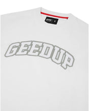 Load image into Gallery viewer, Geedup Team Logo T-Shirt White Autumn Del.1/24