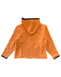 Reebok Vintage Full Zip Hooded Jumper Rust Orange ⏐ Size M
