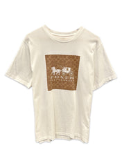 Load image into Gallery viewer, Coach Signature Horse And Carriage Short Sleeve T-Shirt In White ⏐ Size L