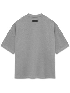 Essentials Fear of God FW24 深希瑟灰重磅平紋針織 T 卹