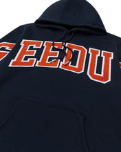 將圖片載入圖庫檢視器 Geedup Team Logo Hoodie Navy/Burnt Orange Autumn Del.1/24