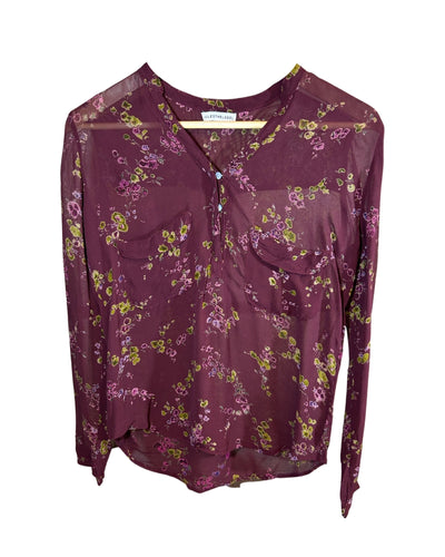 Jules The Label<br/>Blouse Floral Long Sleeve Top<br/>Preoloved