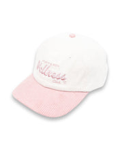 Load image into Gallery viewer, Sporty &amp; Rich Wellness Club Hat Corduroy White/Pink ⏐ One Size