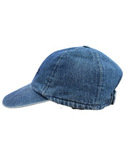 將圖片載入圖庫檢視器 Burberry Vintage Acklam Cap in Denim Blue