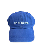 Load image into Gallery viewer, Mr Winston Vintage Blue Cap
