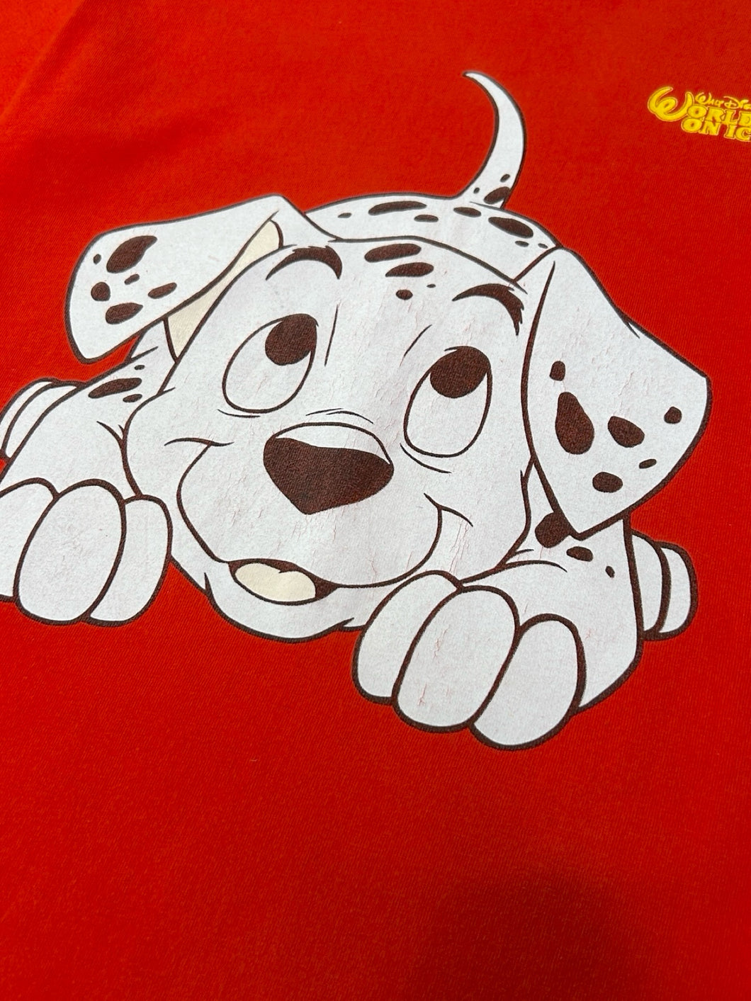 101 Dalmatians Disney on Ice Vintage T-Shirt in Red