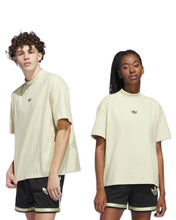 Load image into Gallery viewer, Adidas Basketball Mock Neck Short Sleeve T-Shirt in Sandy Beige