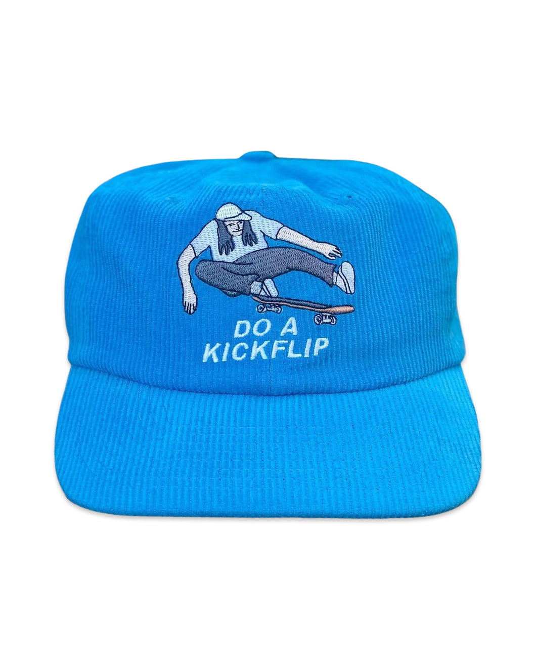 Perisher Valley Ski Corduroy Snapback Hat in Blue ⏐ One Size