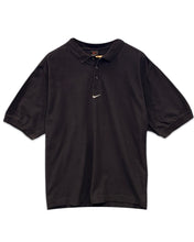 Load image into Gallery viewer, Nike Vintage Centre Swoosh Short Sleeve Polo in Black ⏐ Fits XL/2XL
