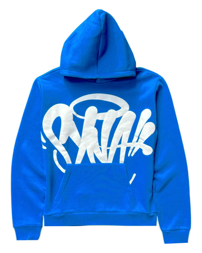 Syna World Hooded Jumper in Blue