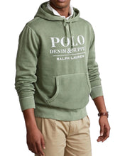 Load image into Gallery viewer, Polo Ralph Lauren Denim &amp; Supply Hooded Jumper in Army Olive - Bisy Clothing