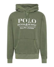 Load image into Gallery viewer, Polo Ralph Lauren Denim &amp; Supply Hooded Jumper in Army Olive - Bisy Clothing