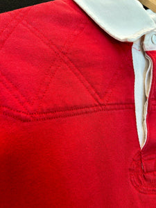 Polo Ralph Lauren Long Sleeve Rugby Jumper in Red - Bisy Clothing