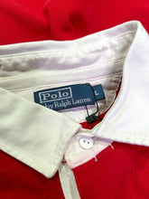 Load image into Gallery viewer, Polo Ralph Lauren Long Sleeve Rugby Jumper in Red - Bisy Clothing