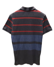 Load image into Gallery viewer, Polo Ralph Lauren Short Sleeve Polo Shirt in Navy / Burgundy - Bisy Clothing