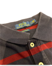 Load image into Gallery viewer, Polo Ralph Lauren Short Sleeve Polo Shirt in Navy / Burgundy - Bisy Clothing