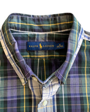 將圖片載入圖庫檢視器 Ralph Lauren Plaid Short Sleeve Button Shirt ⏐ Size M - Bisy Clothing