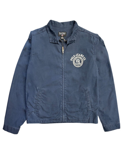 Ralph Lauren Polo Jeans Vintage Zip Jacket in Navy ⏐ Size M - Bisy Clothing