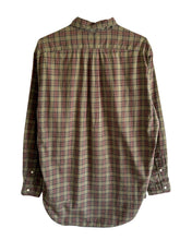 將圖片載入圖庫檢視器 Ralph Lauren ⏐ Vintage ‘Classic Fit’ Long Sleeve Shirt in Green Multi&lt;br /&gt;Size L - Bisy Clothing
