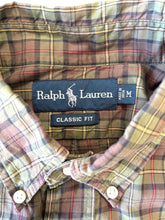 將圖片載入圖庫檢視器 Ralph Lauren ⏐ Vintage ‘Classic Fit’ Long Sleeve Shirt in Green Multi&lt;br /&gt;Size L - Bisy Clothing