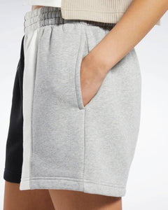 Reebok CL Boyfriend Shorts in Black Grey White - Bisy Clothing