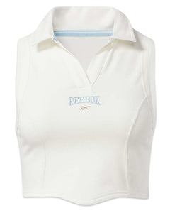 Reebok Classic Varsity Womens Tank Top in Chalk - Bisy Clothing