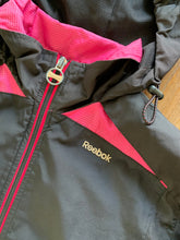 將圖片載入圖庫檢視器 Reebok Zip Jacket with Hood in Black / Pink (2011) - Bisy Clothing
