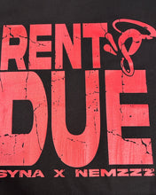Load image into Gallery viewer, Rent&#39;s Due Nemzzz x Syna World Limited Edition T-Shirt in Black / Red (2025) - Bisy Clothing