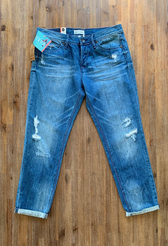 ROXY Size 29 Boyfirend 'Tomboy Denim Vintage' Blue Jeans Women's DEC86 - Bisy Clothing