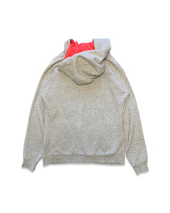 Script Hoodie in Grey and Pink ⏐ Size XS - Bisy Clothing