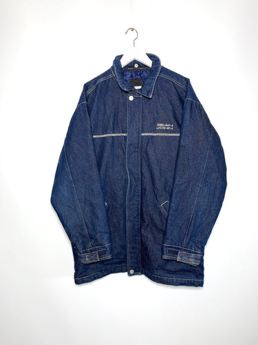 SEAN JOHN Size XL Vintage Denim Jacket Blue Men's MAY3921 - Bisy Clothing