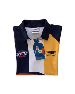 SEKEM Size 10 - 12 AFL Official West Coast Eagles Womens Polo New JAN0921 - Bisy Clothing
