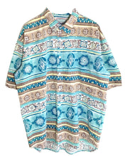 Load image into Gallery viewer, Shirts at Work Vintage Aztec Party Short Sleeve Shirt - Bisy Clothing