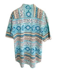 Shirts at Work Vintage Aztec Party Short Sleeve Shirt - Bisy Clothing