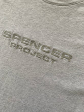 Load image into Gallery viewer, SPENCER PROJECT Size L Spellout S/S T-Shirt in Grey Mens SEP3421 - Bisy Clothing