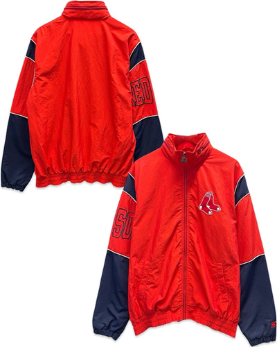 Starter Vintage MLB Boston Red Sox Zip Baseball Jacket (1990's) - Bisy Clothing
