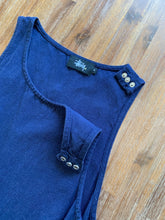 將圖片載入圖庫檢視器 STUSSY Size 6 Playsuit in Navy Blue Women&#39;s DEC83 - Bisy Clothing