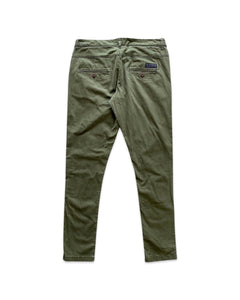 SUPERDRY Size 34 Chino Pants in Khaki Green Womens 160522 - Bisy Clothing