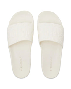 Superga 1908 Slides Raggiera Slide in Total White - Bisy Clothing