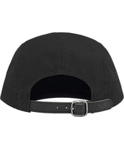 Load image into Gallery viewer, Supreme Washed Chino Twill Camp Cap in Black FW24 - Bisy Clothing
