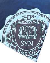 Load image into Gallery viewer, Syna World College Short Sleeve T-Shirt in Navy - Bisy Clothing