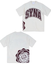 Load image into Gallery viewer, Syna World College Short Sleeve T-Shirt in Off White - Bisy Clothing