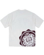 Load image into Gallery viewer, Syna World College Short Sleeve T-Shirt in Off White - Bisy Clothing