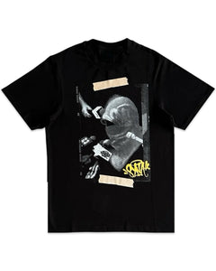 Syna World 'No Comment' Short Sleeve T-Shirt in Black - Bisy Clothing
