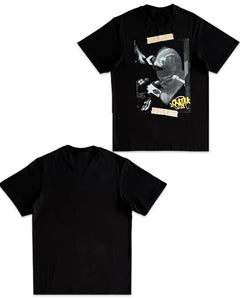 Syna World 'No Comment' Short Sleeve T-Shirt in Black - Bisy Clothing