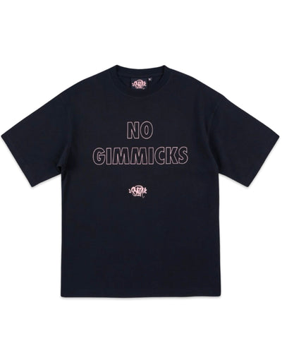 Syna World 'No Gimmicks' Short Sleeve T-Shirt in Black - Bisy Clothing