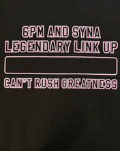 Load image into Gallery viewer, Syna World x 6PM Central Cee Can&#39;t Rush Greatness T-shirt Black + CD Bundle - Bisy Clothing
