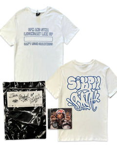 Syna World x 6PM Central Cee Can't Rush Greatness T-shirt Whirw + CD Bundle - Bisy Clothing