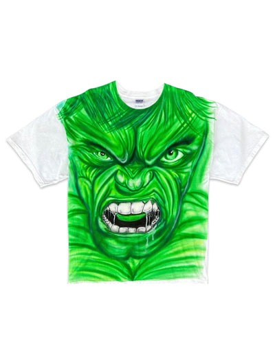The Hulk Custom Hand Painted Short Sleeve T-Shirt ⏐ Size 2XL - Bisy Clothing