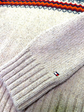 Load image into Gallery viewer, Tommy Hilfiger 1/4 Zip Knit Jumper Wool Blend ⏐ Size L - Bisy Clothing